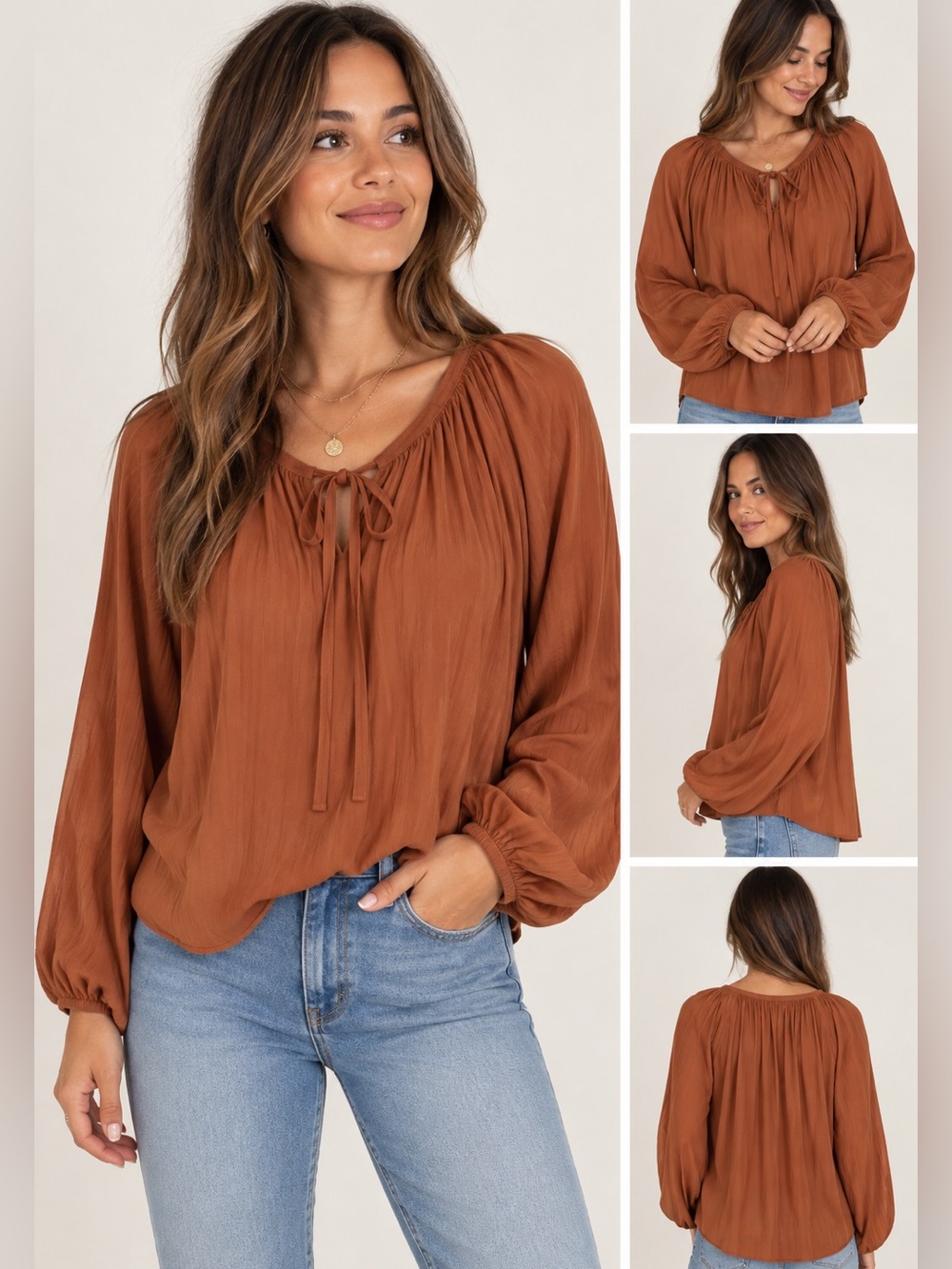 NWT By Together Terracotta Blouse